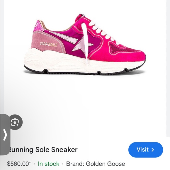 Pink golden goose running sneakers - Picture 1 of 1